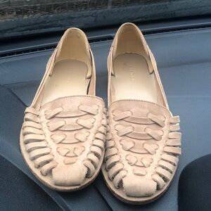 Nisolo Huarache Tan Flats Shoes Size 8.5